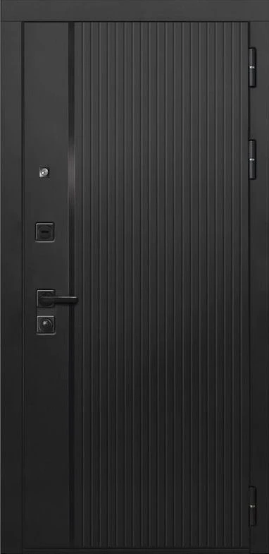 Входная дверь ДвериПРО L-45 ФЛ-609 (L-52, 10мм, белый матовый) DPRO204377 внешняя сторона