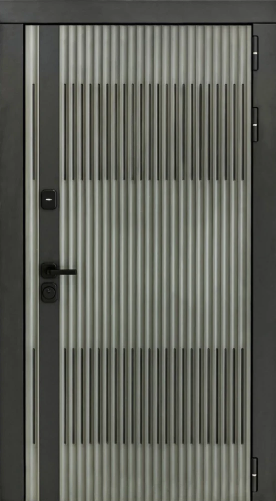 Входная дверь ДвериПРО Elfy ФЛ-790 Velutto Grigio DPRO204646 внешняя сторона